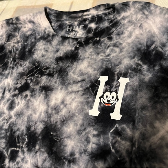 Huf X Felix the Cat Collection Tie Dye T-Shirt Size Medium - Picture 5 of 6
